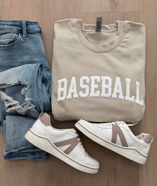 Puff Print Baseball