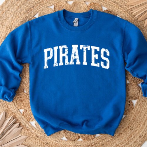 (YOUTH) Pirate Letters Crewneck Sweatshirt